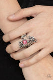 Paparazzi "Glimmering Grapevines" Pink Ring Paparazzi Jewelry