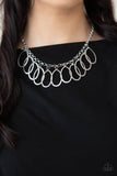 Paparazzi "Double Oval-time" Brown Necklace & Earring Set Paparazzi Jewelry