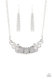 Paparazzi "Heavenly Happenstance" Silver Necklace & Earring Set Paparazzi Jewelry