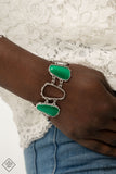 Paparazzi "Yacht Club Couture" FASHION FIX Green Bracelet Paparazzi Jewelry