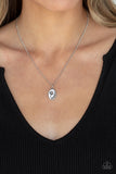 Paparazzi "Be The Peace You Seek" Silver Necklace & Earring Set Paparazzi Jewelry