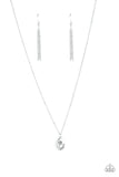 Paparazzi "Be The Peace You Seek" Silver Necklace & Earring Set Paparazzi Jewelry