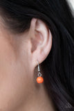 Paparazzi "Canyon Cottage" Orange Necklace & Earring Set Paparazzi Jewelry