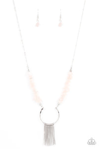 Paparazzi "With Your Art And SOUL" Pink Necklace & Earring Set Paparazzi Jewelry