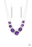 Paparazzi "Absolute Admiration" Purple Necklace & Earring Set Paparazzi Jewelry