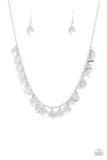 Paparazzi "Dainty DISCovery" Silver Necklace & Earring Set Paparazzi Jewelry