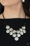 Paparazzi "Token Treasure" Black Necklace & Earring Set Paparazzi Jewelry