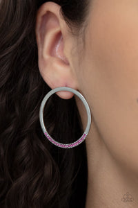 Paparazzi "Spot On Opulence" Pink Post Earrings Paparazzi Jewelry