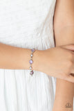 Paparazzi "Use Your Illumination" Purple Bracelet Paparazzi Jewelry