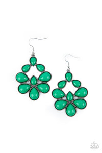 Paparazzi "In Crowd Couture" Green Earrings Paparazzi Jewelry