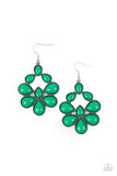 Paparazzi "In Crowd Couture" Green Earrings Paparazzi Jewelry