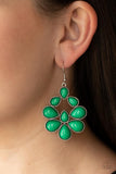 Paparazzi "In Crowd Couture" Green Earrings Paparazzi Jewelry