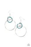 Paparazzi "In An Orderly Fashion" Blue Earrings Paparazzi Jewelry