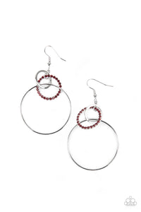 Paparazzi "In An Orderly Fashion" Red Earrings Paparazzi Jewelry