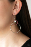 Paparazzi "In An Orderly Fashion" Red Earrings Paparazzi Jewelry