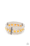 Paparazzi "Gloss Over The Details" Orange Bracelet Paparazzi Jewelry