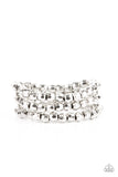 Paparazzi "Magnetically Maven" Silver Bracelet Paparazzi Jewelry