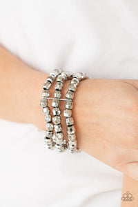 Paparazzi "Magnetically Maven" Silver Bracelet Paparazzi Jewelry