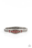 Paparazzi "Locked In Luster" Red Bracelet Paparazzi Jewelry