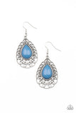 Paparazzi "Dream STAYCATION" Blue Earrings Paparazzi Jewelry