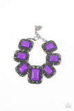 Paparazzi "Retro Rodeo" Purple Bracelet Paparazzi Jewelry