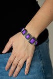 Paparazzi "Retro Rodeo" Purple Bracelet Paparazzi Jewelry