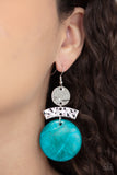 Paparazzi "Diva Of My Domain" Blue Earrings Paparazzi Jewelry
