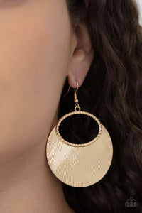 Paparazzi "Fan Girl Glam" Gold Earrings Paparazzi Jewelry