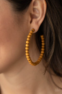 Paparazzi "Should Have, Could Have, WOOD Have" Brown Earrings Paparazzi Jewelry