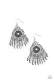 Paparazzi "Dream A Little DREAMCATCHER" White Earrings Paparazzi Jewelry