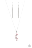 Paparazzi "Classically Clustered" Pink Necklace & Earring Set Paparazzi Jewelry