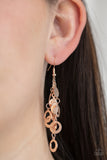 Paparazzi "Im Always Bright" Rose Gold Earrings Paparazzi Jewelry