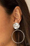 Paparazzi "Undeniably Urban" Silver Clip On Earrings Paparazzi Jewelry