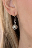Paparazzi "Forbidden Love" Silver Necklace & Earring Set Paparazzi Jewelry