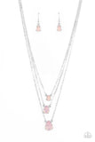 Paparazzi "Dewy Drizzle" Pink Necklace & Earring Set Paparazzi Jewelry