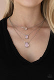 Paparazzi "Dewy Drizzle" Pink Necklace & Earring Set Paparazzi Jewelry