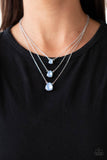 Paparazzi "Dewy Drizzle" Blue Necklace & Earring Set Paparazzi Jewelry