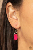 Paparazzi "Tidal Tassels" Pink Necklace & Earring Set Paparazzi Jewelry