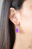 Paparazzi "Tidal Tassels" Purple Necklace & Earring Set Paparazzi Jewelry