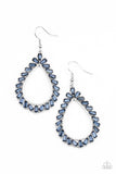 Paparazzi "Stay Sharp" Blue Earrings Paparazzi Jewelry