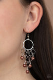 Paparazzi "When Life Gives You Pearls" Brown Earrings Paparazzi Jewelry