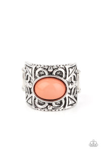 Paparazzi "Bubbly Bonanza" Orange Ring Paparazzi Jewelry