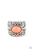 Paparazzi "Bubbly Bonanza" Orange Ring Paparazzi Jewelry