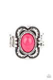 Paparazzi "Vivaciously Vibrant" Pink Ring Paparazzi Jewelry