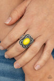 Paparazzi "Vivaciously Vibrant" Yellow Ring Paparazzi Jewelry