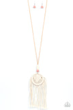 Paparazzi "Desert Dreamscape" Pink Necklace & Earring Set Paparazzi Jewelry