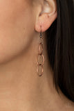Paparazzi "HOLEY Relic" Copper Necklace & Earring Set Paparazzi Jewelry