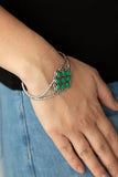 Paparazzi "Happily Ever APPLIQUE" Green Bracelet Paparazzi Jewelry