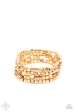 Paparazzi "Metro Materials" FASHION FIX Gold Bracelet Paparazzi Jewelry