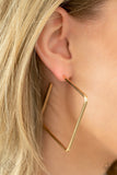 Paparazzi "Material Girl Magic" FASHION FIX Gold Earrings Paparazzi Jewelry